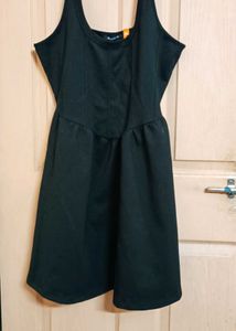 Classic Black Fit and Flare Dress