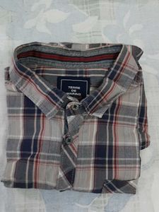 Terre De Marins Plaid Shirt