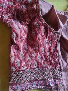 Embellished Pink Ethnic Blouse