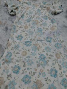 Floral Print Kurta Set