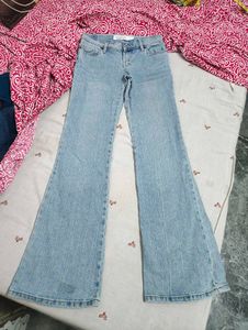 bootcut Light Wash  Denim Jeans