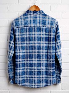 💯OG DCot by Donear Branded Plaid Washed Shirt