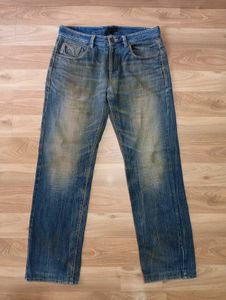 DPT Jeans Dirty wash Classic Blue Denim