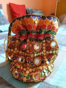 Embellished Potli Bag
