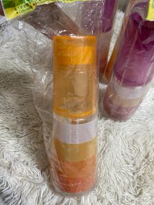 Set of 4 Vibrant Mini Containers
