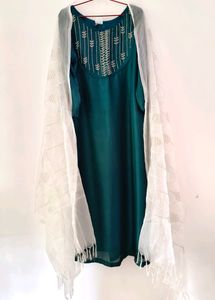 Teal Blue Suit Set