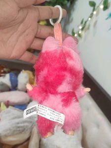Pink Fluffy Monster labubu Plush Toy