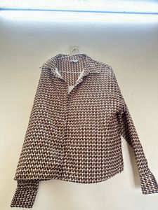 Chic Houndstooth Print Shirt