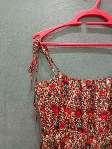 Floral Print Maxi Dress
