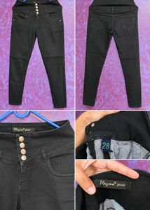 Classic Black Denim Jeans