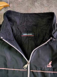 Black Kangol Windbreaker Jacket