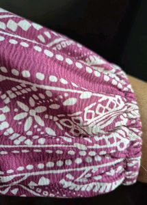 Patterned Pink Palazzo Pants
