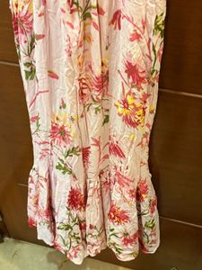 Pink Floral Maxi Dress