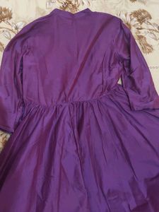 Beautiful Purple Embroidered Kurta Set