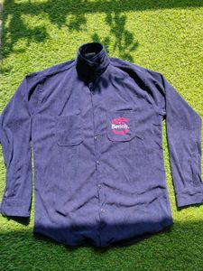 Bench. Navy Blue Corduroy Shirt