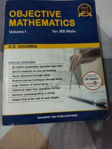 R.D. Sharma Objective Mathematics Volumes I &amp; II