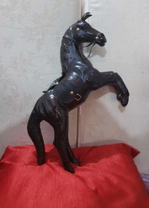 Leather Horse Sculpture