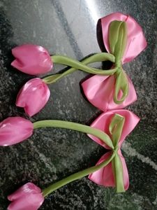 Handmade Ribbon Flower Hair Clips