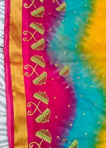 Beautiful Multi Colour Saree