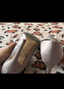Zara Stylish Nude Pointed Toe Heels