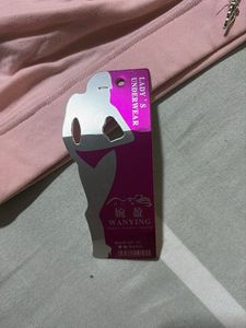 Pink Cotton Briefs with Tag