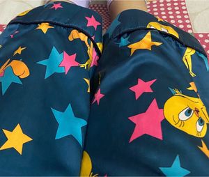 Printed Satin Night Wear