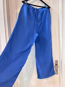 Blue Wide Leg Pants