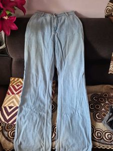Light Wash Wide Leg Jeans