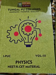 I-PUC Physics NEET/K-CET Material Books