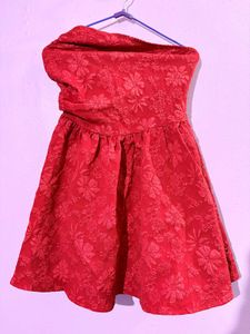 SAVANA RED TUBE DRESS