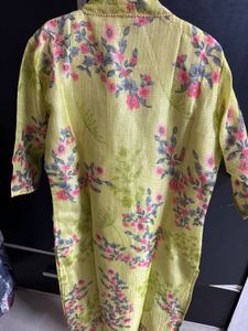 Kota Doria Elegant Kurti
