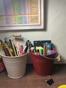 Cute Metal Buckets for Decor