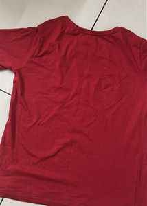 Graphic Print Red T-Shirt