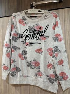 Floral Printed Full-Sleeve T-Shirt 🌸