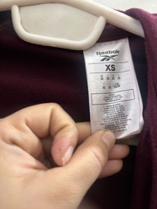 Reebok Burgundy Track Jacket
