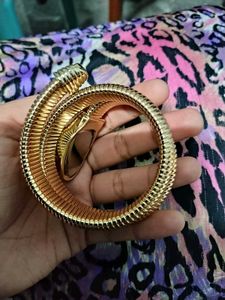 Gold Snake Wrap Watch