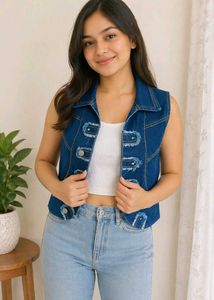 Stylish Denim Vest for Women