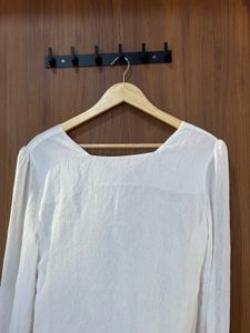 White Long Sleeve Top