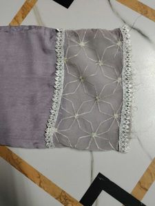 pakistani  organza lace embroided suit