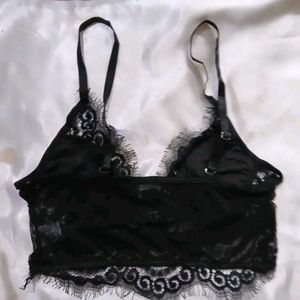 Shein  Black Lace Bra