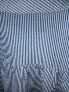 Blue &amp; White Striped Off-Shoulder Top