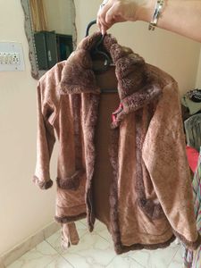 Cozy Faux Fur Trimmed Jacket