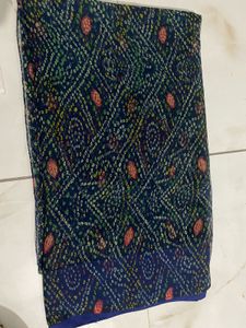 Traditional Bandhani Silk Saree