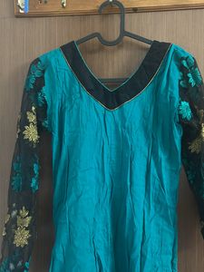 Set Of 2 - Ethenic Anarkali Kurti And Dupatta