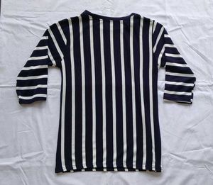 Striped 3/4 Sleeve Top