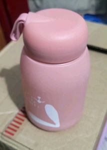 🌸 Cute Bunny Glass Bottle 🐰💖