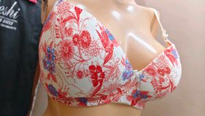 Floral Print Bra