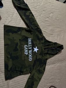 Camo Print Hoodie