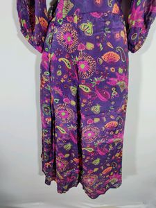 Purple Floral Printed Co-ord (Women's)