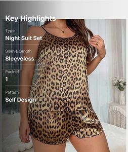 Leopard Print Pajama Set
